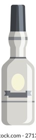 Eine Flasche Parfüm wird auf weißem Hintergrund angezeigt