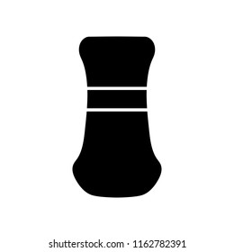 bottle with perfume, vector icon