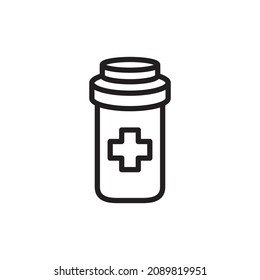 bottle pill icon vector design templates