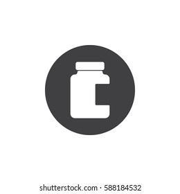 Bottle of pills icon