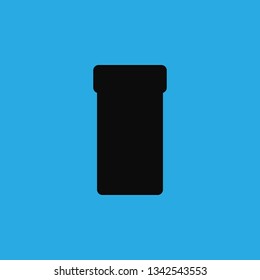 bottle of pills icon vector