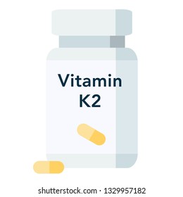 Bottle Of Pills, Vitamin K2