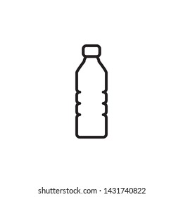 bottle plastic icon design for website or product