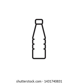 bottle plastic icon design for website or product