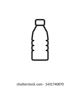bottle plastic icon design for website or product