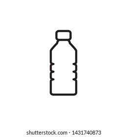 Bottle Plastic Icon Design For Website Or Product
