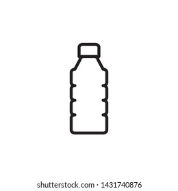 bottle plastic icon design for website or product