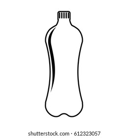 bottle plastic isolated icon