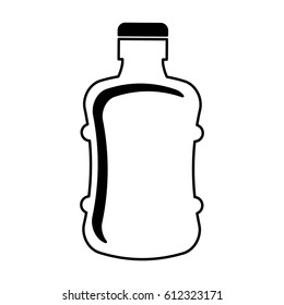 bottle plastic isolated icon