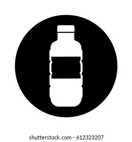 bottle plastic isolated icon