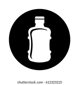 bottle plastic isolated icon