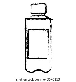 bottle plastic isolated icon