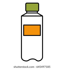 bottle plastic isolated icon