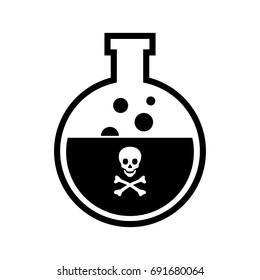 Bottle of poison icon.
