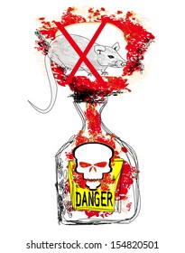 bottle of rat poison