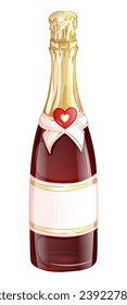 Flasche Rotschaumwein