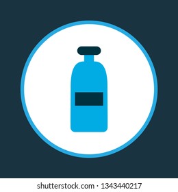 Bottle of rum icon colored symbol. Premium quality isolated whiskey element in trendy style.