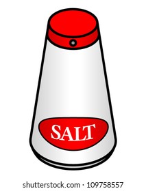 A bottle of salt.