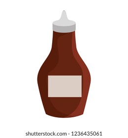bottle sauce isolated icon