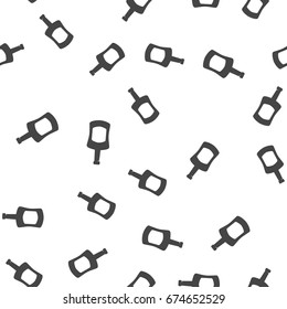 Bottle seamless pattern. Vector illustration for backgrounds