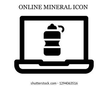 Bottle search icon. Editable Bottle search icon for web or mobile.