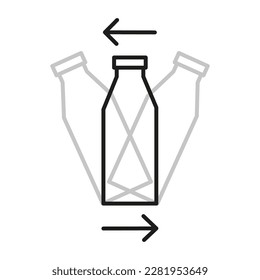 bottle shake icon. Cocktail party. Sport concept. Vector illustration.