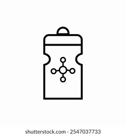 bottle shaker protein sport icon
