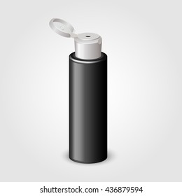 Bottle of shampoo. Vector illustration