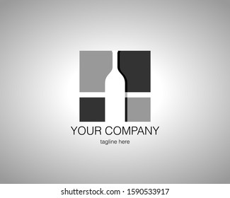 Bottle Shape for Logo Design, symbol, Icon and Company
