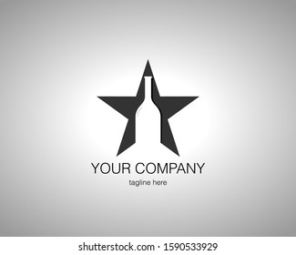 Bottle Shape for Logo Design, symbol, Icon and Company