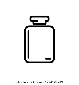 bottle shape vector trendy illustration icon template