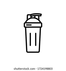 bottle shape vector trendy illustration icon template