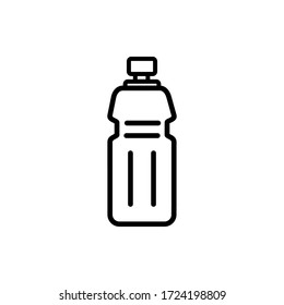 bottle shape vector trendy illustration icon template
