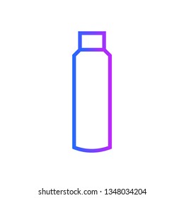 Bottle sign icon - Plastic bottle icon illustration