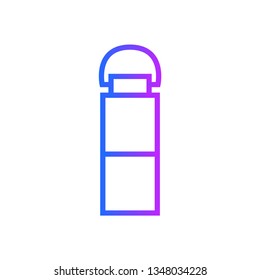 Bottle sign icon - Plastic bottle icon illustration