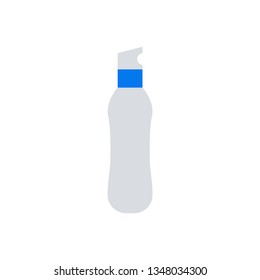 Bottle sign icon - Plastic bottle icon illustration