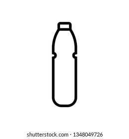 Bottle sign icon - Plastic bottle icon illustration