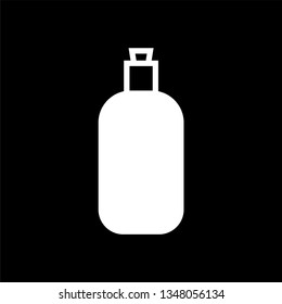 Bottle sign icon - Plastic bottle icon illustration