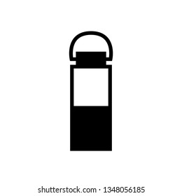 Bottle sign icon - Plastic bottle icon illustration