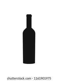 Bottle silhouette wine