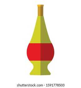 bottle simple clip art vector illustration