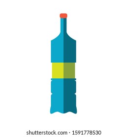 bottle simple clip art vector illustration