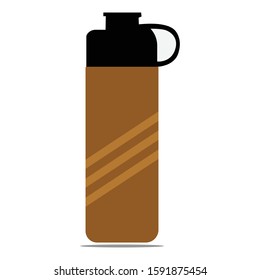 Bottle simple illustration clip art vector
