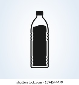 bottle Simple symbol. flat style. Vector illustration icon isolated on white background