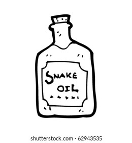 Bottle Of Snake Oil Cartoon