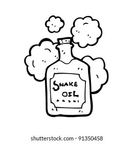 Bottle Of Snake Oil Cartoon