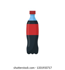 Bottle of soda. Cola in plastic tarre,Isolated on white background