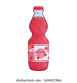 Bottle of soda vector icon.Cartoon vector icon isolated on white background bottle of soda.
