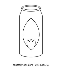 Bottle of soda vector icon.Outline vector icon isolated on white background bottle of soda.