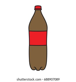 bottle  soft drink , bottle nonalcoholic drink cola 
 